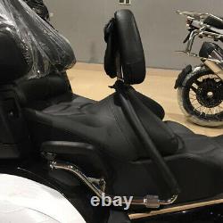 Driver Rider Seat Backrest Detachable Sissy Bar for Honda Goldwing GL1800 Black