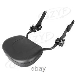 Fit Touring Road King Street Electra Glide Detachable Backrest Sissy Bar Cushion