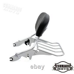 Fit for Harley Touring Road Glide 2009-2017 Luggage Rack Backrest Sissy Bar New