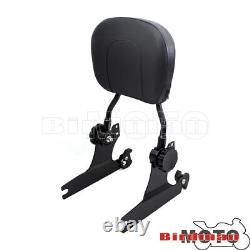 For Harley Softail FXST/FLSTF Passenger Backrest Sissy Bar&Luggage Rack 2000-06