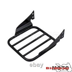 For Harley Softail FXST/FLSTF Passenger Backrest Sissy Bar&Luggage Rack 2000-06