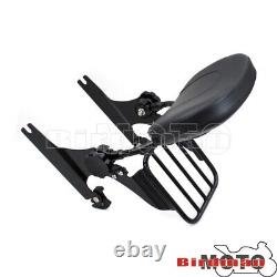 For Harley Softail FXST/FLSTF Passenger Backrest Sissy Bar&Luggage Rack 2000-06