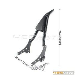 For Harley Softail Low Rider S FXLR FXLRS 2018-2021 22'' Tall Sissy Bar Backrest