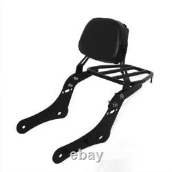 For Kawasaki VN650 Vulcan S 650 2015-2021 Sissy Bar Backrest with Luggage Rack