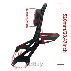 For Yamaha Bolt XVS950 14-17 Backrest Pad Sissy Bar Luggage Rack Set Detachable