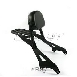 For Yamaha Bolt XVS950 14-18 Backrest Sissy Bar Luggage Rack Detachable Black