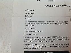 Genuine Harley Dyna Quick Release Passenger Pillion Seat Sissy Bar Backrest OEM