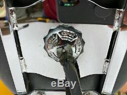 Genuine Harley Softail Heritage Deluxe Detachable Backrest Sissy Bar Chrome