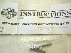 HARLEY DAVIDSON ELECTRA GLIDE Passenger Backrest Sissy Bar Quick Detachable NEW