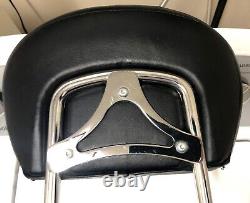 HD Harley Softail detachable passenger backrest sissy bar pad