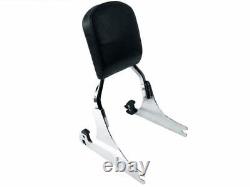 Harley 2000-2017 CHROME quick-release CVO Deluxe Softail Sissy Bar Backrest NEW