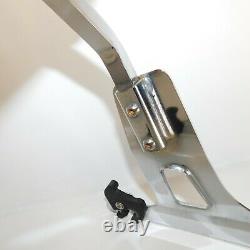 Harley Davidson OEM Dyna Chrome Detachable Passenger Backrest Sissy Bar 06-Later