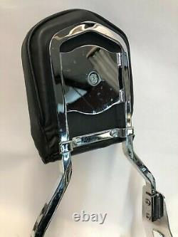 Harley dyna fxd fxdl bar and shield tall detachable sissybar passenger back rest