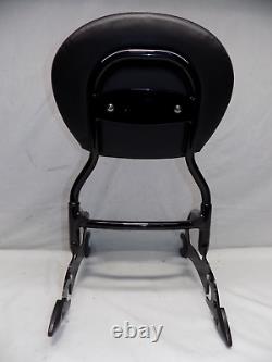 Indian Motorcycle Quick Release Passenger Sissy Bar 12 in. With Vinyl Pad -Black