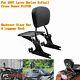 Luggage Sissy Bar Adjustable Passenger Backrest with Pad For Harley Softail Deluex