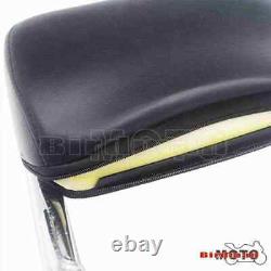 Motorbike Passenger Backrest Pad Black Sissy Bar Cushion For Harley Sportster XL