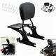 Motorcycle Detachable Backrest Sissy Bar Luggage Rack For Harley Softail 2006-17