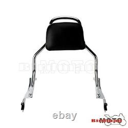 Motorcycle Detachable Backrest Sissy Bar Pad For Harley Fat Bob FXFB FXFBS 18-21