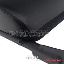 Motorcycle Sissy Bar Rear Passenger Backrest PU Leather Cushion Pad For XL883 04
