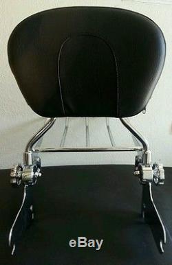 New Detachable Backrest Sissy Bar For Harley Davidson Touring 97-08