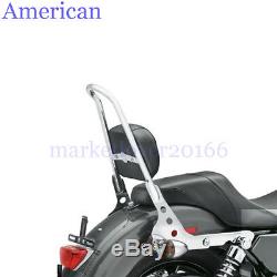 New Detachable Sissy Bar Passenger Backrest For Harley Sportster 1200 883 Chrome