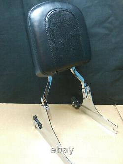 OEM HARLEY'00-17 SOFTAIL (With NARROW TIRE) DETACHABLES SISSY BAR BACK REST & PAD