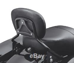 OEM Harley 09-20 Touring Short Detachables Backrest Gloss Black Sissy Bar Glide