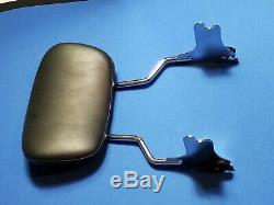 OEM Harley Detachable Backrest Tall Sissy Bar Pad Touring Electra Glide 97-08