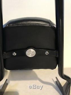 OEM Harley Softail Detachable Sissy Bar With Backrest Black 52729-08A