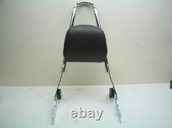 One-Piece Detachable Sissy Bar Upright & Backrest Pad Harley Sportster'04-later