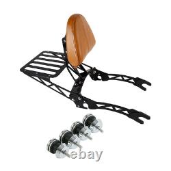 Passenger SissyBar Backrest Luggage Rack & Spools Fit For Indian Scout 15-20 16