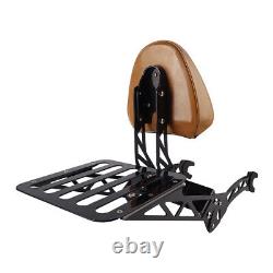 Passenger SissyBar Backrest Luggage Rack & Spools Fit For Indian Scout 15-23 16