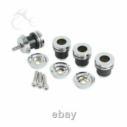 Passenger SissyBar Luggage Mount Spools Fit For Indian Scout Bobber Sixty ABS