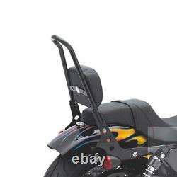 Passenger Sissy Bar Backrest Detachable For Harley Sportster XL 883 1200 2004-UP