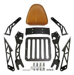 Passenger Sissy Bar Backrest Pad Luggage Rack Fit For Indian Scout ABS 2019-2020