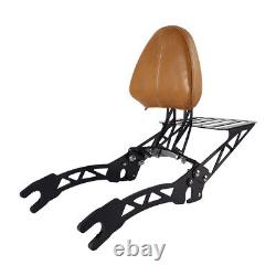 Passenger Sissy Bar Backrest Pad Luggage Rack Fit For Indian Scout ABS 2019-2020
