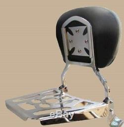 Quick Detachable Sissy Bar With Backrest for 1984-up Harley Davidson Softail