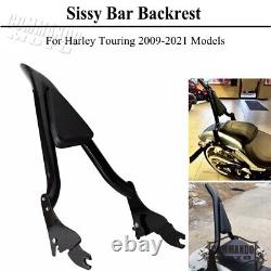 Rear Backrest Sissy Bar For Harley Road King Electra Glide Ultra Limited 2009-22