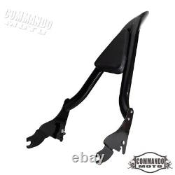 Rear Backrest Sissy Bar For Harley Road King Electra Glide Ultra Limited 2009-22