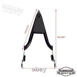 Rear Backrest Sissy Bar For Harley Road King Electra Glide Ultra Limited 2009-22