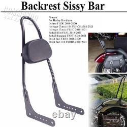 Rear Backrest Sissy Bar For Harley Softail FLHCS FLDE Slim FLSL FXBBS 2018-2021