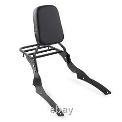 Rear Detachable Backrest Sissy Bar Fit Yamaha V-Star XVS400 XVS650 Classic 96-11