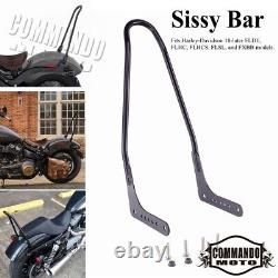 Rear Sissy Bar Backrest For Harley Slim FLSL Street Bob FXBB FLHCS 2018-2021