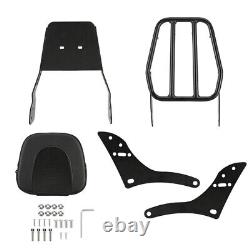 Rear Sissy Bar Detachable Backrest With Pad For Honda Rebel CMX500 CMX300 17-22