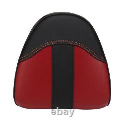 Red Rear Passenger Backrest SissyBar Seat With Rack For Indian Scout Sixty 14-22