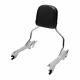 Sissy Bar Backrest Luggage Rack Fit For Harley Softail Fat Boy Breakout 2018-Up