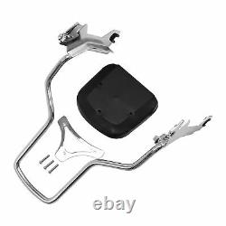Sissy Bar Backrest Luggage Rack Fit For Harley Softail Fat Boy Breakout 2018-Up