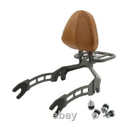 Sissy Bar Backrest Luggage Rack & Quick Release Mount Fit For Indian Scout 15-22