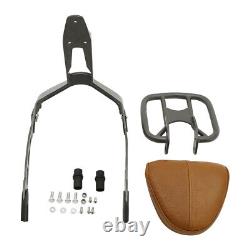Sissy Bar Backrest Luggage Rack & Quick Release Mount Fit For Indian Scout 15-22