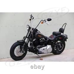 Sissy Bar Backrest Pad for Harley Fatboy Sofitail 2006-2008 Detachable Black